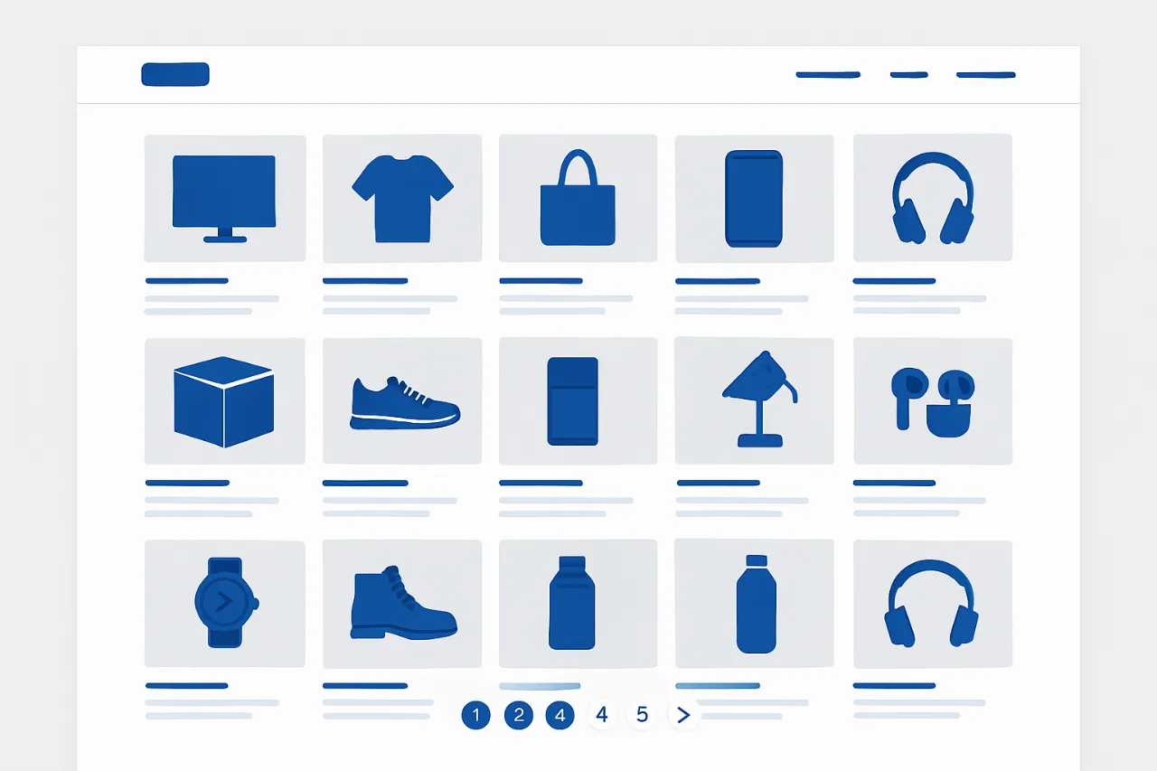 Pagination SEO : garder vos rankings sur les listes infinies