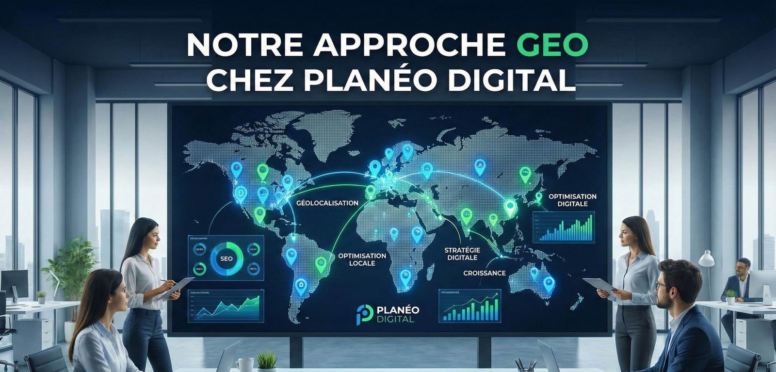 Stratégie géolocalisation numérique de Planéo Digital